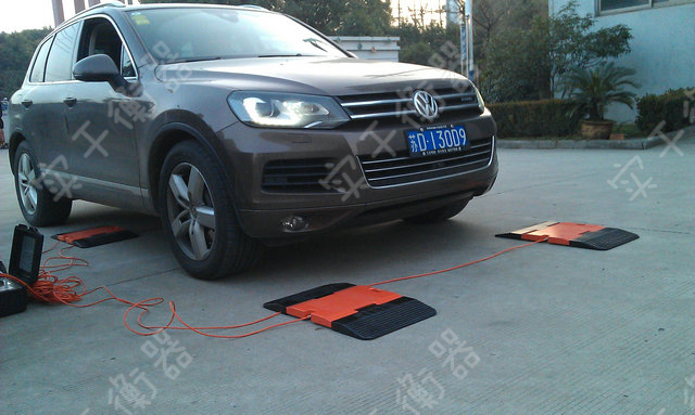 定制打印軸重秤，雙面引坡卡車軸重電子稱